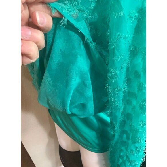 Alfani Turquoise Eyelash Top w/Cami Small NWT - Picture 7 of 7